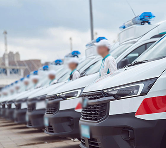 温泉县服务车队展示